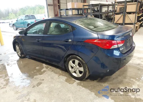 2013 Hyundai Elantra Gls/Limited из США, поврежденный, VIN KMHDH4AE4DU537394